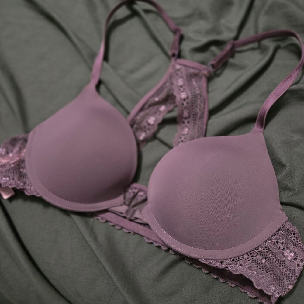 Dobreva razorback purple bra